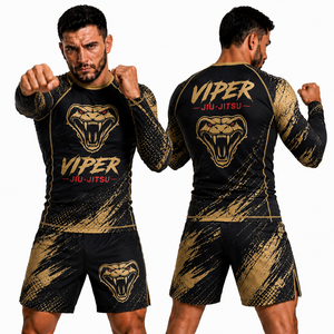เสื้อแรชการ์ดแขนยาวคุณภาพสูง ผลิตจากวัสดุรักษ์โลก สำหรับผู้ชาย ป้องกันรังสียูวี แห้งเร็ว ป้องกันการเสียดสี ผลิตจากผ้าโพลีเอสเตอร์และไนลอน เหมาะสำหรับเล่นกีฬา - Product Image 3