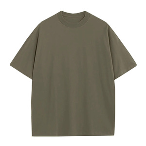 Camisetas personalizadas al por mayor, sin mínimo de pedido, algodón, para hombre, marca privada, entrega rápida, suministro al por mayor - Product Image 1