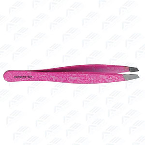 Instrumento de belleza profesional al por mayor, pinzas clásicas para cejas con punta inclinada, pinzas de precisión de acero inoxidable duradero. - Product Image 6