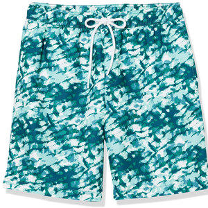 กางเกงว่ายน้ำผ้าแห้งเร็วเป็นมิตรกับสิ่งแวดล้อมน้ำหนักเบาผ้าโพลีเอสเตอร์/ ผ้าฝ้ายออกแบบกางเกงขาสั้นของคุณเอง - Product Image 1