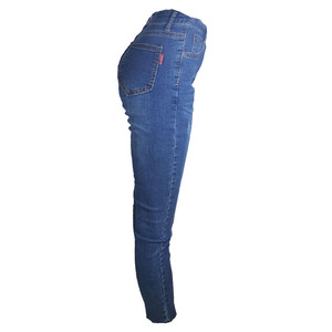 Jeans Skinny Premium pour Femmes Grandes Tailles, Taille Haute, Denim Écologique Délavé Clair, Pantalon Tendance Streetwear Décontracté Bleu, Vente en Gros - Product Image 2