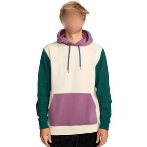 Sweat-shirts à capuche pour hommes, couleur contrastée personnalisée, produit très vendu, nouvelle arrivée, qualité supérieure, vêtements décontractés légers à manches régulières - Product Image 1