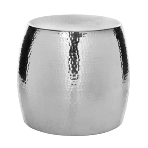 Taburete Cilíndrico de Metal Dorado Estilo Americano, Muebles Contemporáneos para el Hogar, Decoración Hecha a Mano para Sala de Estar - Product Image 4
