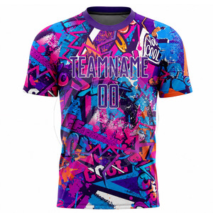 ชุดฟุตบอล OEM เสื้อและกางเกงฟุตบอลสั่งทำพิเศษ ผ้าโพลีเอสเตอร์ ระบายอากาศได้ดี ชุดฝึกซ้อม โรงงานผู้ผลิต - Product Image 4