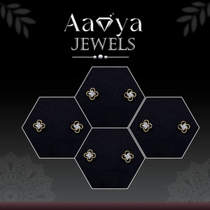 Pendientes de Diamantes Cultivados en Laboratorio con Certificado Infinity Shine, Joyería de Boda de Oro de 14K para Mujer, Estilo Elegante y Lujoso - Product Image 2