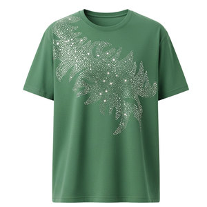 T-shirt pour homme à strass tendance, T-shirt pour homme à strass le plus vendu, T-shirt pour homme à strass nouveau design - Product Image 1