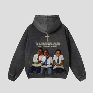 Sweat à capuche zippé personnalisé pour homme, en molleton délavé à l'acide, à manches longues et épaules tombantes, 100 % coton - Product Image 4