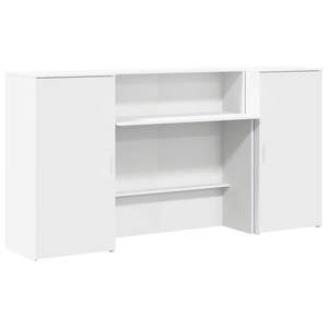 Mostrador de Recepción de Madera Sintética Blanca de 78.7 in x 19.7 in x 40.7 in - Product Image 2