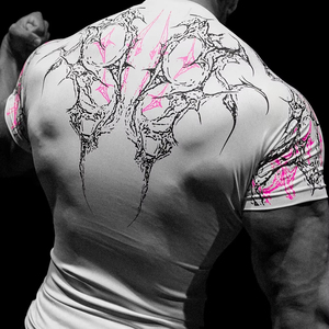 Camiseta de Compresión Rash Guard Personalizada con Estampado Digital, Transpirable, de Spandex/Poliéster 220g, para Hombre, Manga Larga, Anti-UV, para MMA y BJJ - Product Image 1