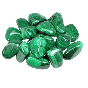 Pierres de malachite roulées en vrac, vente en gros, cristaux naturels verts de guérison, gravés, amour, Feng Shui, énergie, Reiki, méditation, à vendre - Product Image 1