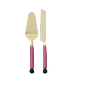 Modern Finished Stainless Steel Pizza Cream Gold Finished Cake Shovel Knife Fork Spoon <b>Set</b> <b>Baking</b> Tools Cake Server - Product Image 6