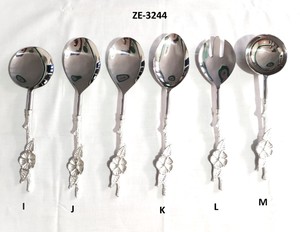 Juego de Cubiertos de Acero Inoxidable de Lujo Hechos a Mano para Interiores de Restaurantes Modernos, Acabado Dorado Premium, Cubiertos Metálicos Hechos a Mano - Product Image 1