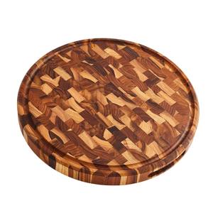 Tabla de Cortar de Madera de Teca de la Mejor Calidad, Diseño Moderno y Lujoso, Utensilios de Cocina Ecológicos, Bandeja para Servir y Picar - Product Image 1