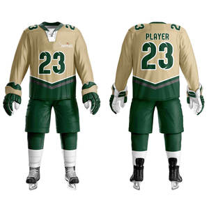 Uniforme de Hockey sobre Hielo para Adultos, MOQ Bajo, Transpirable, de Poliéster, Venta Caliente - Product Image 1