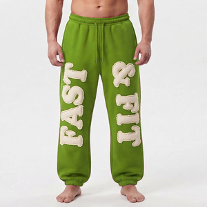 Custom Logo Digital Printing <b>Baggie</b> Loose Fit Casual Streetwear Canvas Winter Straight Bottom <b>Men's</b> <b>Trouser</b> Wholesale - Product Image 4