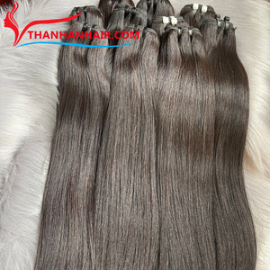 Fournisseur de cheveux naturels, cheveux raides naturels, trame de cheveux naturels, paquet de cheveux naturels, double trame, couleur naturelle - Product Image 4