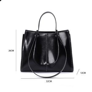 Sac fourre-tout en cuir véritable grande capacité, sac à main 2-en-1, sac bandoulière, sacoche en cuir, sac à poignée supérieure pour femme - Product Image 3