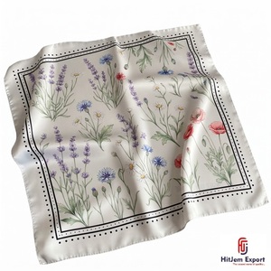 Écharpe de luxe imprimée en tissu doux, marque blanche, faible MOQ, personnalisation de la marque, fabricant textile OEM ODM, sur mesure Bali - Product Image 1