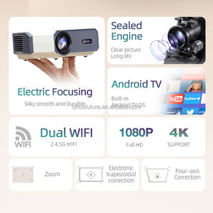 Mini projecteur portable 2026 dernière génération Android 1080P 4K, service OEM ODM, projecteur portable A004 Pro pour cinéma maison et chambre - Product Image 4