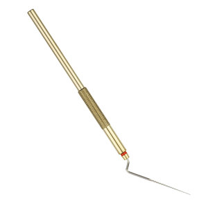 Instrumento dental curvo Fissure Carver de 95 mm K+B No. 2 para modelado detallado de fisuras, modelado de cera y anatomía occlusal - Product Image 4