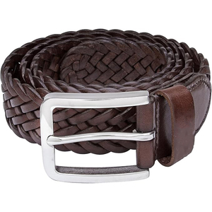 Cinturón de Cuero Genuino Reversible Marrón Cognac de 3.5cm de Ancho con Hebilla de Acero, Ajuste Personalizado, Casual, Formal, Impermeable y Ecológico - Product Image 2