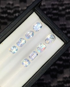<b>Rainbow</b> Moonstone Faceted Lot Natural VVS Flashy Loose Gemstone Parcel For Jewelry Making Wholesale - Product Image 6