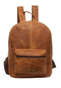 Premium Vintage Leather Laptop <b>Backpack</b> Waterproof Anti-Theft Rucksack for Men Outdoor Travel LBP-0404 - Product Image 3