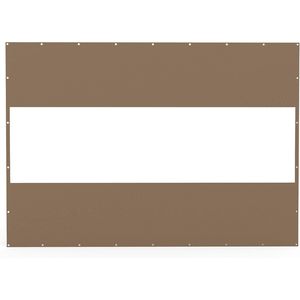 Rideau de protection extérieur robuste de 18 oz, en PVC transparent, résistant aux intempéries et indéchirable, pour patios et tonnelles - Product Image 1