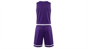 Conjunto Deportivo de Baloncesto Personalizable, Ligero y de Secado Rápido, Camiseta y Pantalones Cortos de Entrenamiento para Hombres y Adultos, 100% Poliéster - Product Image 4
