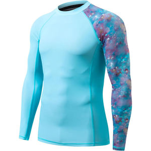 Rashguard MMA haute pression à manches courtes en tissu respirant Spandex/Polyester pour une adhérence fiable et une couverture supérieure - Product Image 3