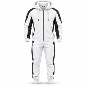 Survêtement d'hiver haut de gamme pour hommes, vêtements de sport personnalisés, ensemble de survêtement en polaire chaud, fabricant en gros - Product Image 3