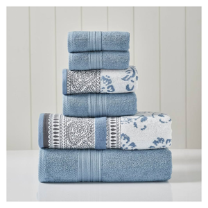 Serviette de plage en coton éponge jacquard double face de qualité supérieure, résistante à la décoloration et très absorbante - Product Image 4