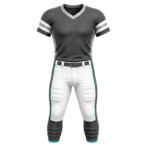 High Quality Custom American Football Uniform Set Breathable Durable Fabric Team Jersey And Pants For Practice Training <b>Games</b> - Product Image 1