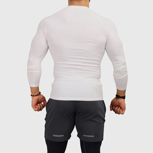 Maillot de bain Rash Guard pour hommes, protection UV, manches longues, idéal pour la gym et le sport - Product Image 4