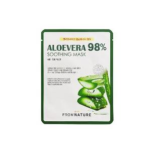Masque visage Fromnature Aloe Vera 98% 22ml, soin apaisant pour le visage - Product Image 1