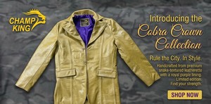 Chaqueta de Cuero Premium de Alta Calidad Champ King para Hombre, Resistente al Viento, Elegante y Moderna para Otoño - Product Image 6