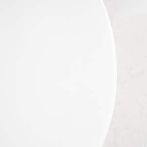 27.5\" Off-White <b>Outdoor</b> <b>Round</b> Coffee <b>Table</b> Durable Magnesium Oxide Product - Product Image 5