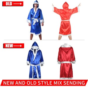 Robe en soie à capuche dorée unisexe pour adultes, vêtements d'arts martiaux, coupe régulière, teinture unie - Product Image 6