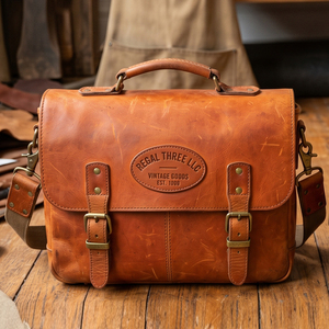 Sacs messagers en cuir véritable en gros – Sacs à bandoulière unisexes tendance - Product Image 6