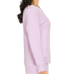 เสื้อสเวตเชิ้ตผู้หญิงขายส่ง OEM แบบสวมใส่สบาย แห้งเร็ว ระบายอากาศได้ดี พร้อมโลโก้สั่งทำ - Product Image 2