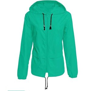 Hooded <b>Windbreaker</b> Jacket Color Blocking Gray <b>Black</b> Zipper Closure Casual Lightweight Unisex Spring Outerwear - Product Image 4