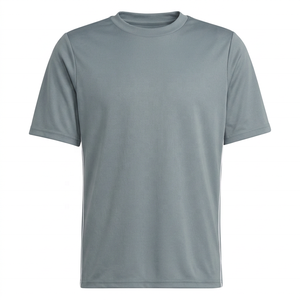 Wholesale Breathable Mesh Round-neck Short-sleeved <b>T</b>-<b>shirt</b> for Summer Casual Solid Color Loose Fit Comfortable Adult Men's - Product Image 5