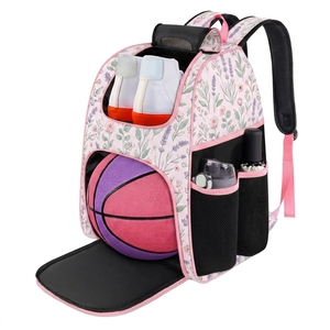 Wholesale Custom Logo Unisex Vintage Basketball <b>Backpack</b> <b>Waterproof</b> Oxford 78L Capacity Dry Air Cushion Belts Zipper Polyester - Product Image 4