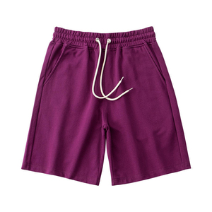 Pantalones Cortos para Hombre, Nuevo Estilo, Moda Casual de Verano, Color Sólido, Talla Grande, Corte Ajustado, Cintura Media, Ropa de Trabajo, 100% Algodón - Product Image 1