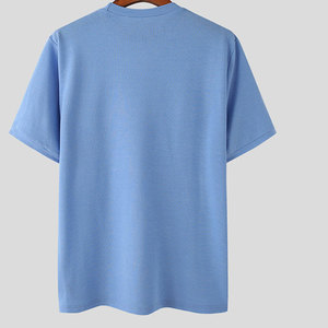 T-shirts pour hommes confortables et élégants, taille personnalisée, polyester/coton, haute qualité, respirants, écologiques, séchage rapide, faible MOQ - Product Image 2