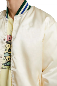 Chaqueta de Béisbol de Satén para Hombre, Personalizada con Logotipo, Bordado de Alta Calidad, Estilo Moderno, Transpirable, para Invierno - Product Image 3