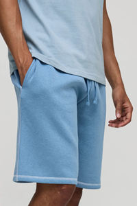 Shorts de jogging pour hommes en molleton bouclette de coton et polyester, taille élastique, avec logo brodé personnalisé, style urbain, prix abordable - Product Image 6