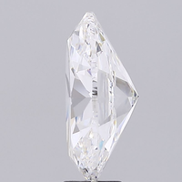 Diamante Cultivado en Laboratorio de Corte Excelente, 2 CT, VVS2, Color F, Ovalado Alargado, Certificado IGI, HPHT CVD, Diamante Suelto para Anillo de Compromiso