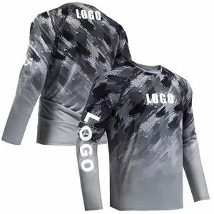 Ropa de Pesca Personalizada de Alta Calidad con Protección UV de Secado Rápido, Camisetas de Pesca Sublimadas OEM de Manga Larga - Product Image 3