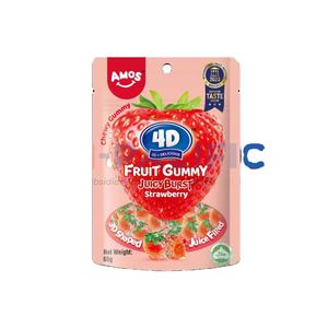 CANDY AMOS 4D JUICY BURST FRUIT GUMMY 65G ORIGEN CHINA - Product Image 1